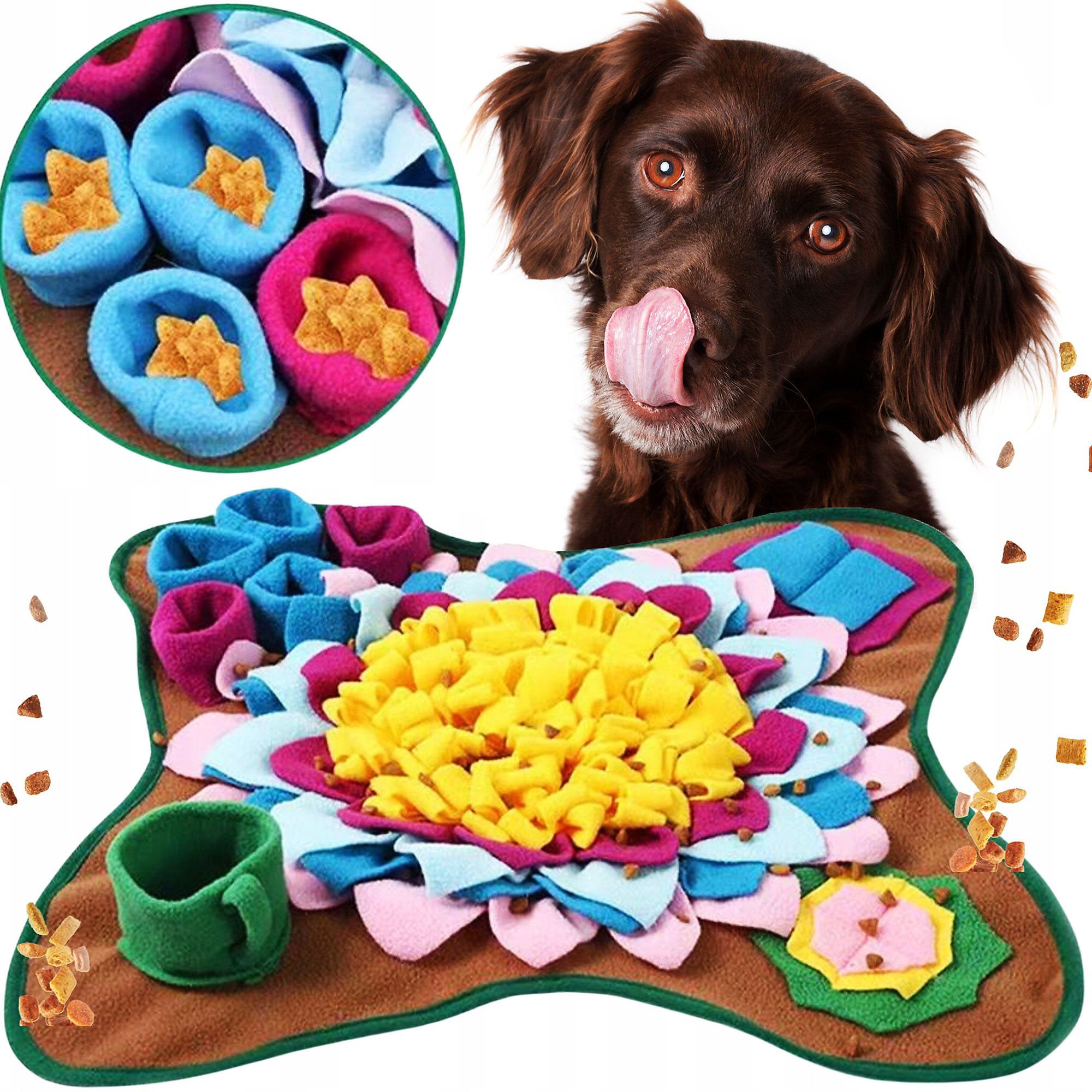 Dog Enrichment Snuffle Mat – Anxiety Relief & Slow Feeding Toy