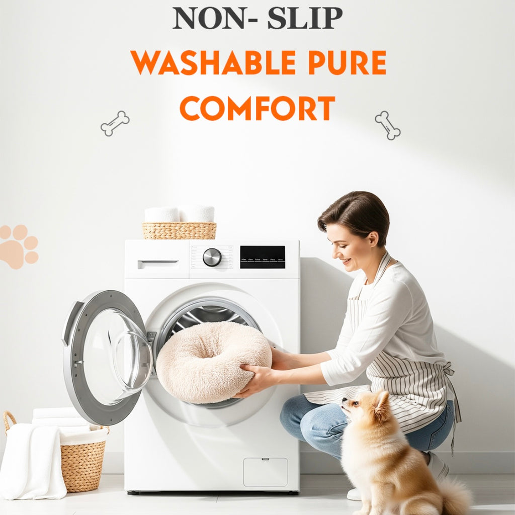 Fluffy Calming Dog Bed – Perfect for Anxious Dogs