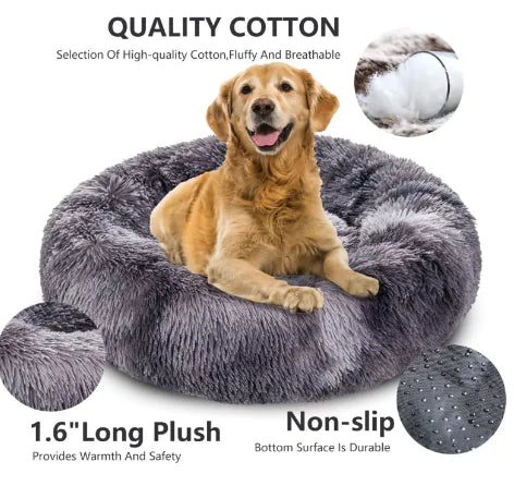 Fluffy Calming Dog Bed – Perfect for Anxious Dogs